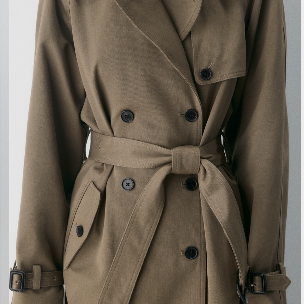 NWT Aritzia Brown (cola taupe) Trench Coat - Picture 7 of 7